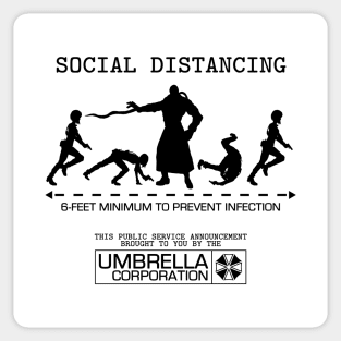 Social Dodging - inverted Sticker